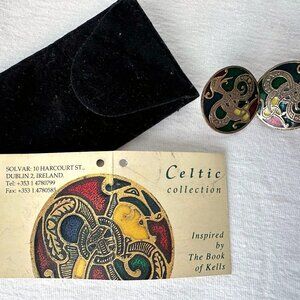 Pair of Celtic Earrings, Dublin Ireland